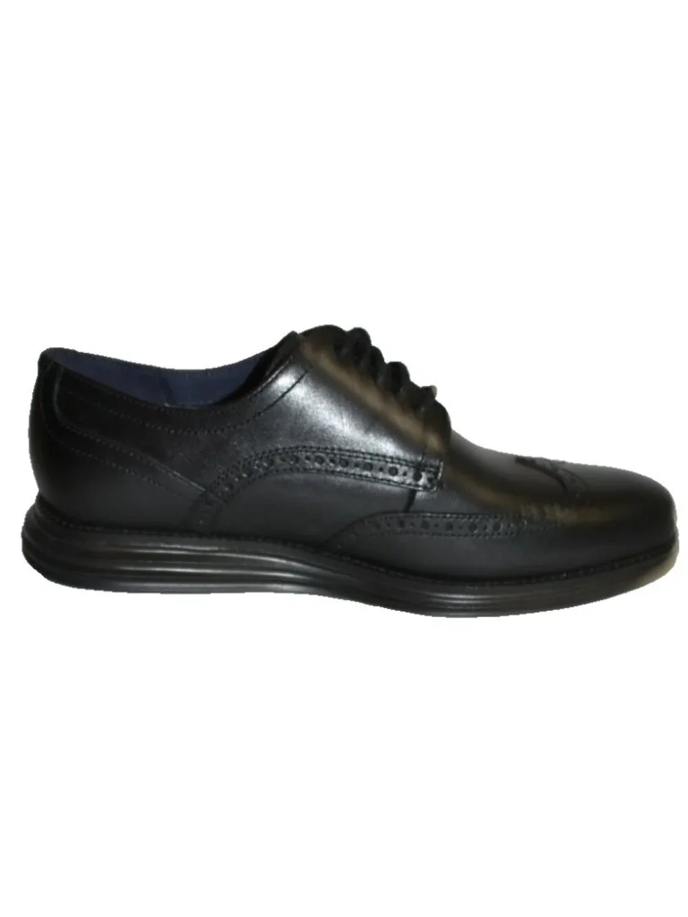 New! Cole Haan Øriginal Grand ShortWing Oxford Black LaceUp 8.5 M Leather DD40